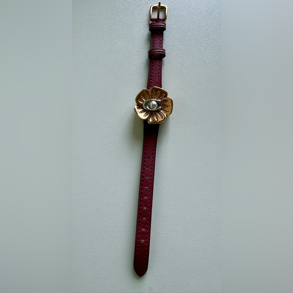 Coach Women's Tea Rose Quartz Pink Dial Watch - RARE! - Picture 2 of 9